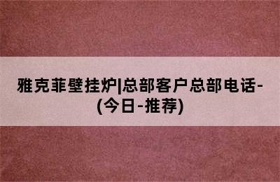 雅克菲壁挂炉|总部客户总部电话-(今日-推荐)